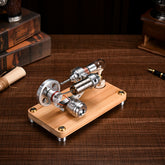 Model Engine Kits - Stirling Engine | Single, Double, Four Glass Cylinder