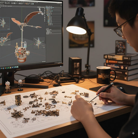 Rediscovering Flow: How a Steam Ornithopter 3D Metal Puzzle Helped Me Find Focus Again