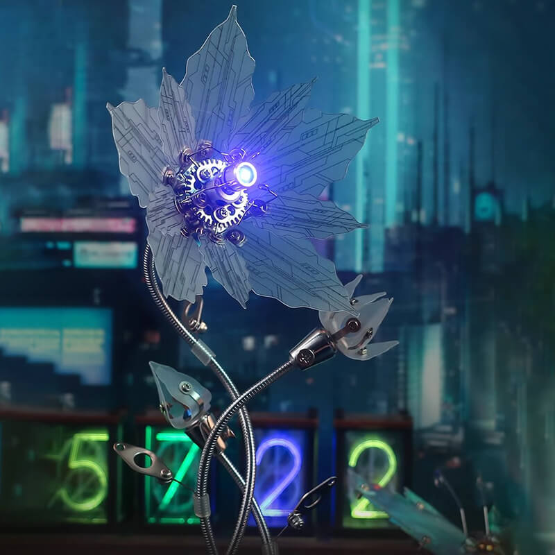 Cyberpunk Equinox Flower with Light