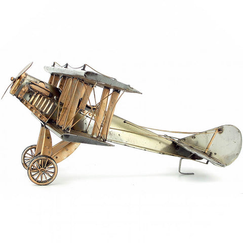 Vintage Curtiss JN-4 Model Airplane - Side View 02