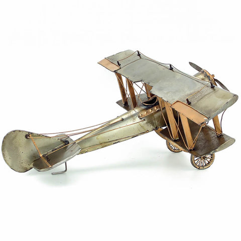 Vintage Curtiss JN-4 Model Airplane - Side View 03