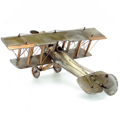 Vintage Curtiss JN-4 Model Airplane - Rear View