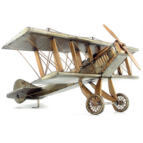 Vintage Curtiss JN-4 Model Airplane - Side View
