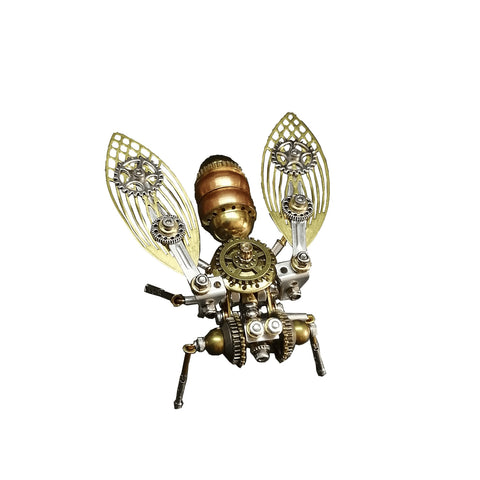 Steampunk Mechanical Cicada 3D Metal Puzzle Kit – 172 Pieces