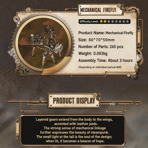 steampunk-mechanical-firefly-metal-model-kit-product-info