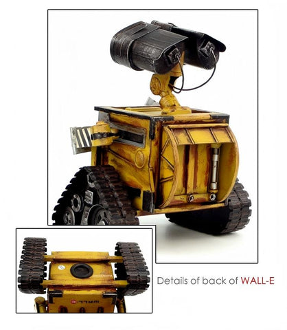 WALL-E Robot Model – Handmade Vintage Metal Robot Figure for Desk, Shelf & Home Decor